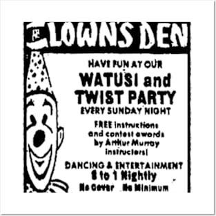 The Clown's Den Night Club - Phoenix Arizona 1974 Posters and Art